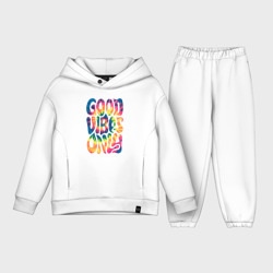 Детский костюм хлопок Oversize Good vibes only