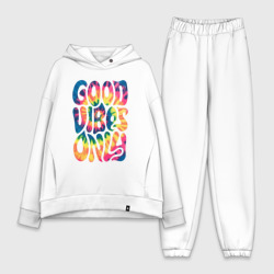 Женский костюм хлопок Oversize Good vibes only