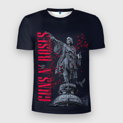 Мужская футболка 3D Slim Guns-n-roses