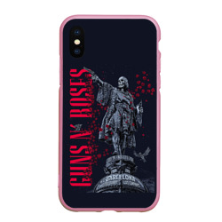 Чехол для iPhone XS Max матовый Guns-n-roses