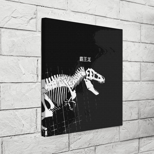 Холст квадратный T-rex, цвет 3D печать - фото 3