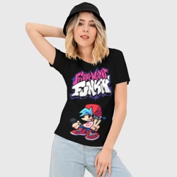 Женская футболка 3D Slim Friday Night Funkin - фото 2