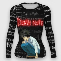 Женский рашгард 3D Тетрадь смерти