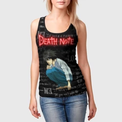 Женская майка 3D Тетрадь смерти - фото 2