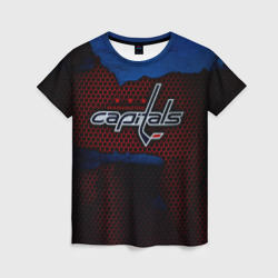 Женская футболка 3D Washington Capitals
