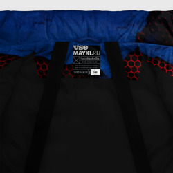 Куртка с принтом Washington Capitals для любого человека, вид спереди №5. Цвет основы: черный