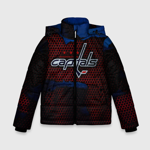 Зимняя куртка для мальчиков 3D Washington Capitals, цвет красный