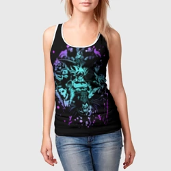 Женская майка 3D Герои аниме - фото 2