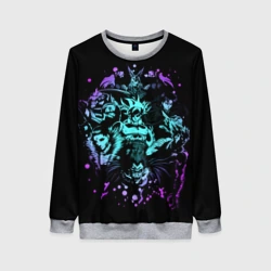 Женский свитшот 3D Герои аниме