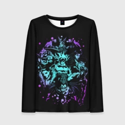 Женский лонгслив 3D Герои аниме