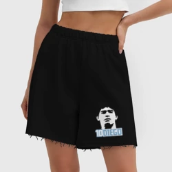 Женские шорты oversize футер хлопок Марадона - фото 2