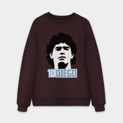 Мужской свитшот oversize без начеса хлопок Марадона