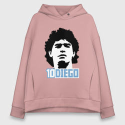 Женское худи Oversize хлопок Марадона