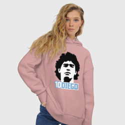 Женское худи Oversize хлопок Марадона - фото 2