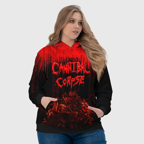 Женская толстовка 3D Cannibal Corpse, цвет 3D печать - фото 6