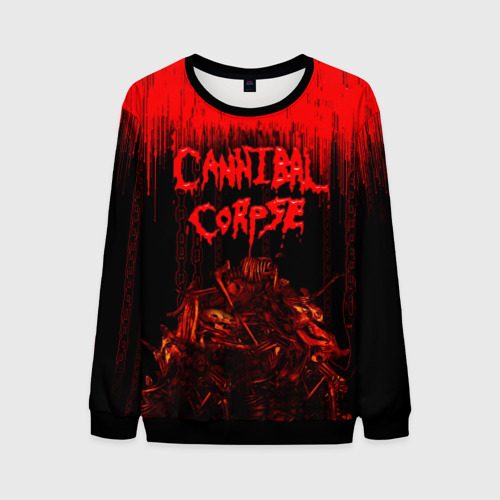 Мужской свитшот 3D Cannibal Corpse, цвет черный