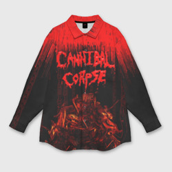 Мужская рубашка oversize 3D Cannibal Corpse