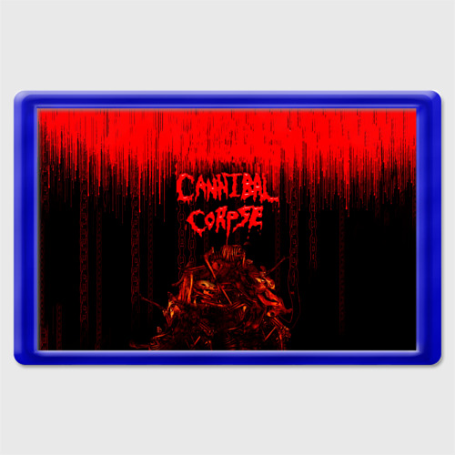 Магнит 45*70 Cannibal Corpse, цвет синий