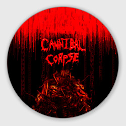 Круглый коврик для мышки Cannibal Corpse