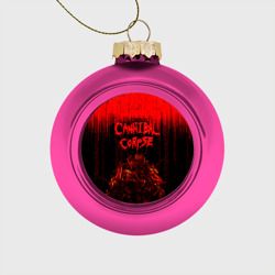 Стеклянный ёлочный шар Cannibal Corpse