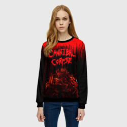 Женский свитшот 3D Cannibal Corpse - фото 2