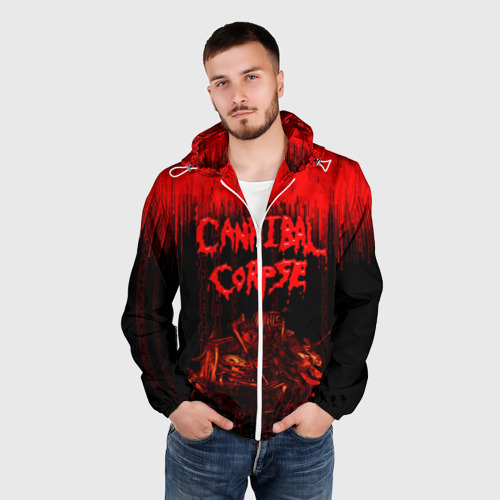 Мужская ветровка 3D Cannibal Corpse, цвет белый - фото 3