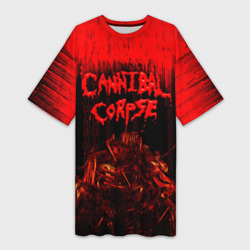 Платье-футболка 3D Cannibal Corpse