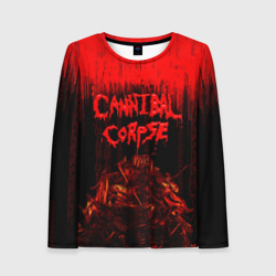 Женский лонгслив 3D Cannibal Corpse