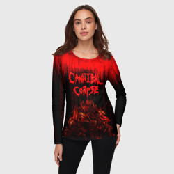 Женский лонгслив 3D Cannibal Corpse - фото 2