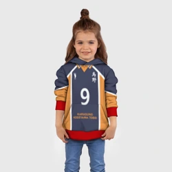 Детская толстовка 3D Karasuno 9 форма Карасуно - фото 2
