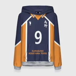 Женская толстовка 3D Karasuno 9 форма Карасуно