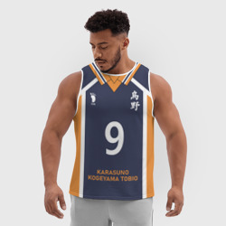 Мужская спортивная майка 3D Karasuno 9 форма Карасуно - фото 2