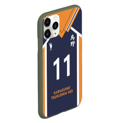 Чехол для iPhone 11 Pro матовый Karasuno 11 форма Карасуно - фото 2