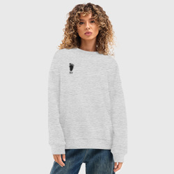 Женский свитшот oversize без начеса хлопок ICS Haikyuu!! волейбол!! - фото 2