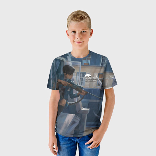 Детская футболка 3D Пятый снайпер, цвет 3D печать - фото 3