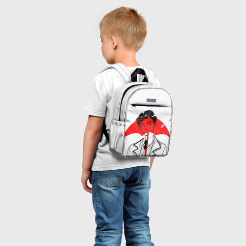 Детский рюкзак 3D Номер пять и его зонт - фото 3
