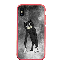 Чехол для iPhone XS Max матовый Cartoon cat