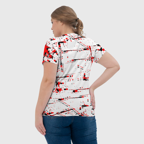 Женская футболка 3D с принтом Дневники вампира,, вид сзади #2