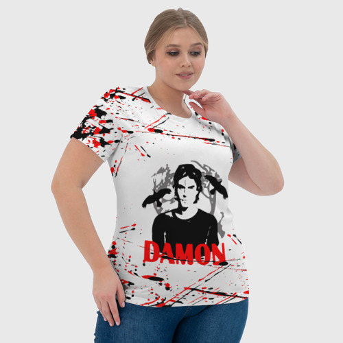 Женская футболка 3D с принтом Дневники вампира,, фото #4