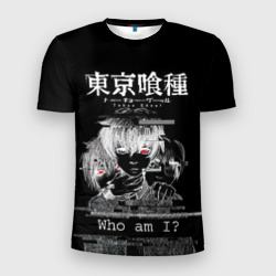 Мужская футболка 3D Slim Who am I? Tokyo Ghoul
