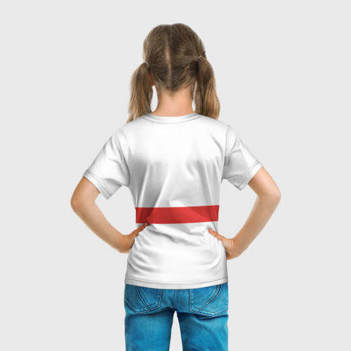 Детская футболка 3D с принтом Дота, вид сзади #2