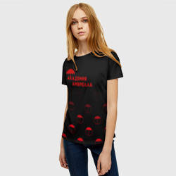 Женская футболка 3D Академия Амбрелла - фото 2