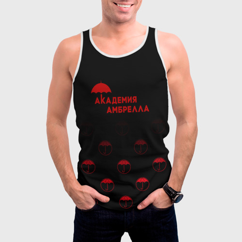 Мужская майка 3D Академия Амбрелла, цвет 3D печать - фото 3