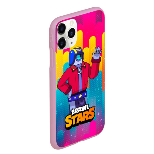 Чехол для iPhone 11 Pro Max матовый STU    Brawl Stars, цвет розовый - фото 3