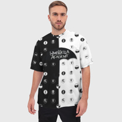 Мужская футболка oversize 3D Umbrella Academy - фото 2