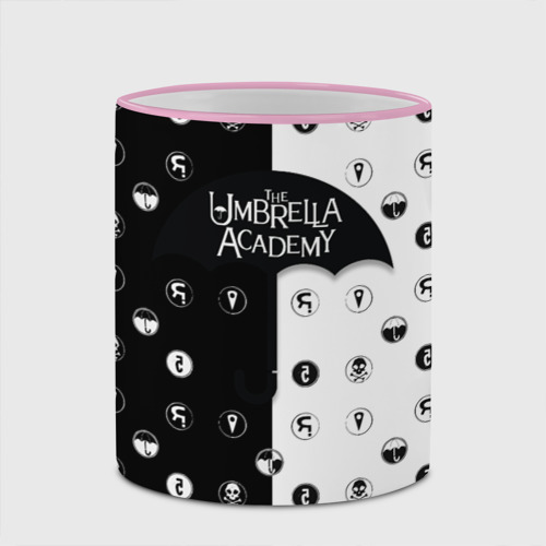 Кружка с полной запечаткой Umbrella Academy, цвет Кант розовый - фото 4