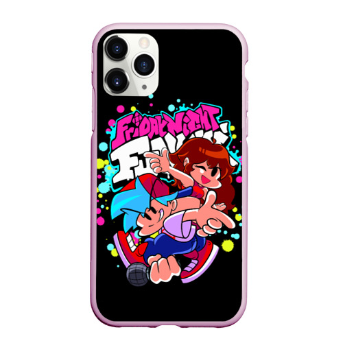 Чехол для iPhone 11 Pro Max матовый Friday Night Funkin, цвет розовый