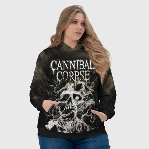 Женская толстовка 3D Cannibal Corpse, цвет 3D печать - фото 6