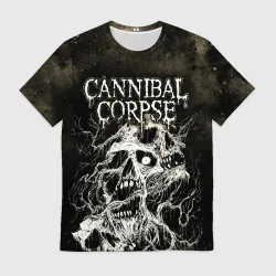 Мужская футболка 3D Cannibal Corpse
