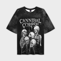 Мужская футболка oversize 3D Cannibal Corpse
